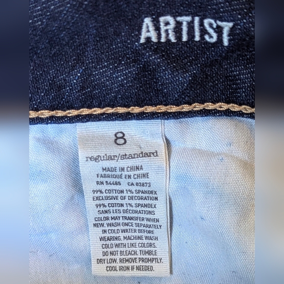 American Eagle Stretch Artist Crop Jeans - Picture 8 of 16